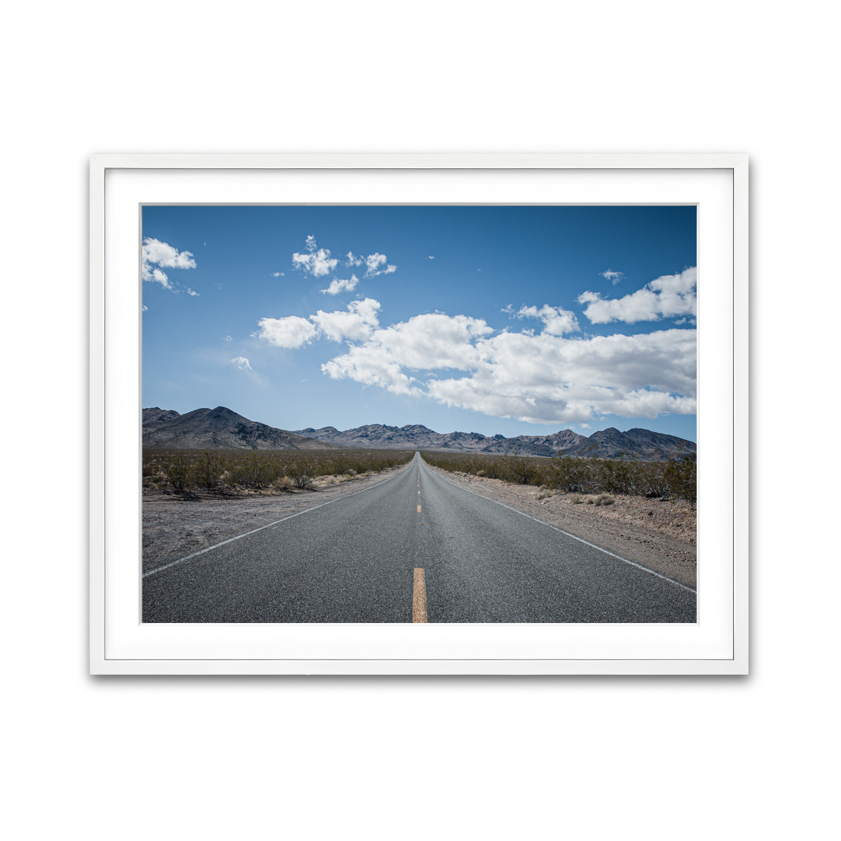 Framed Print 4x3 White