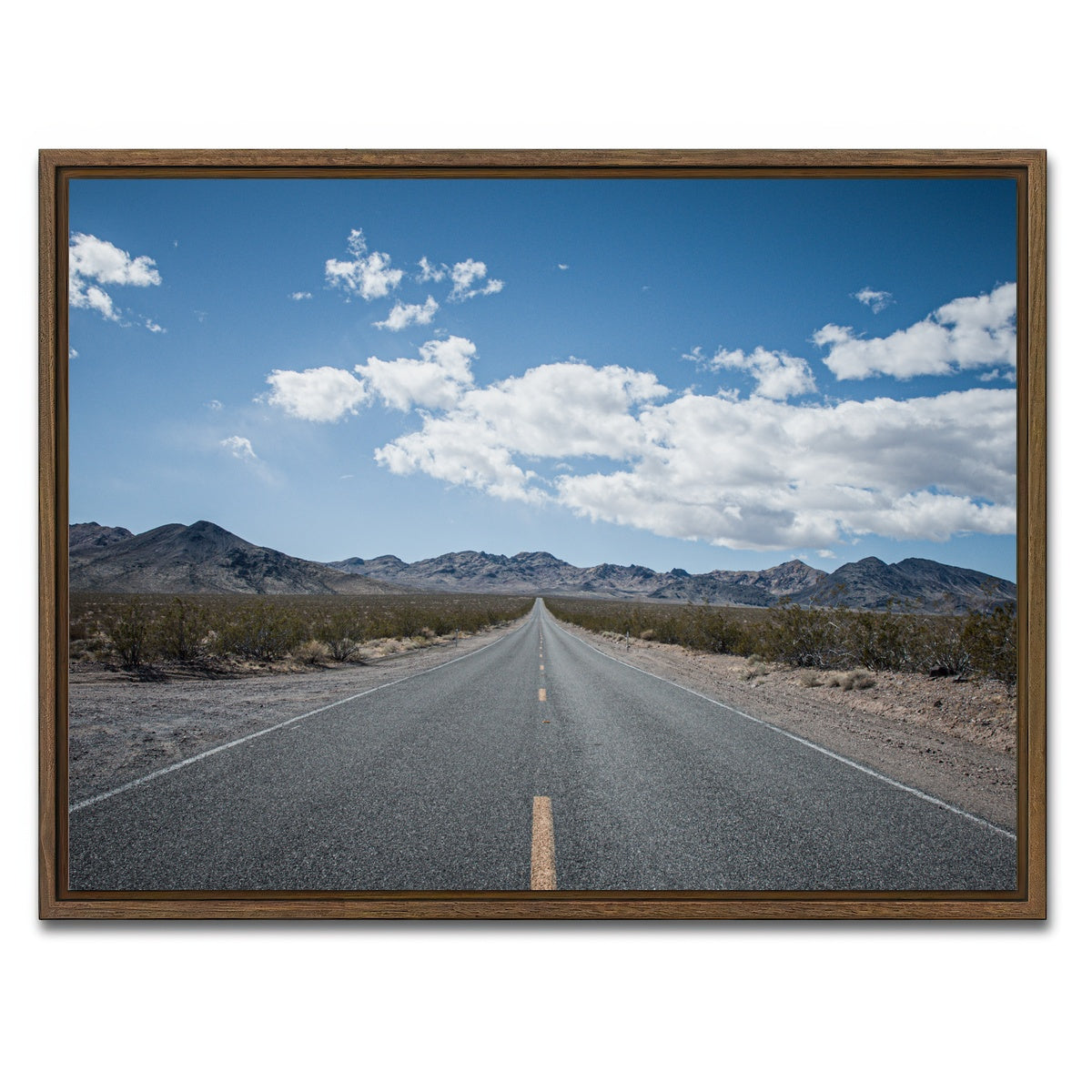 AUTO-MOCKUP WHITE | DV Intro | 1 Piece | Walnut Framed Canvas | group=4x3
