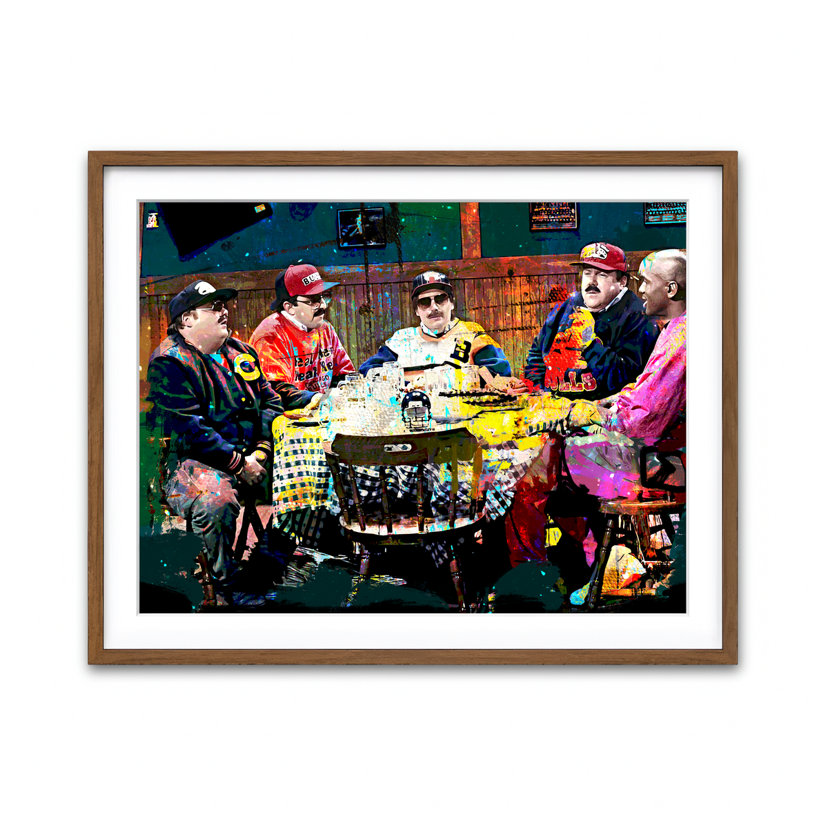 Framed Print 4x3 Walnut