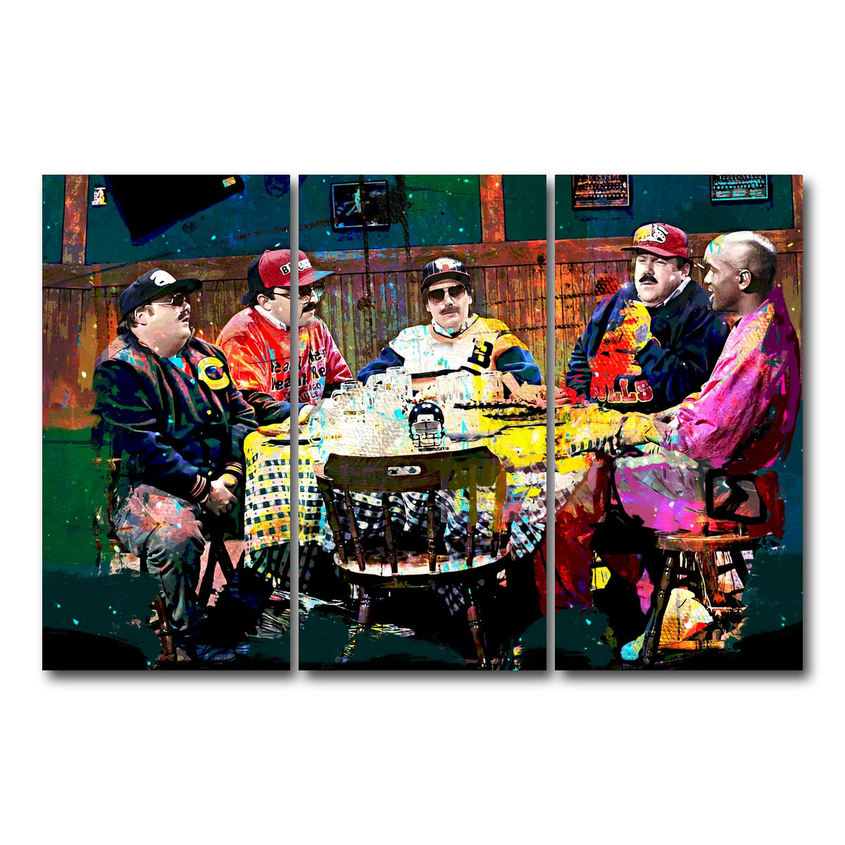 AUTO-MOCKUP WHITE | Da Bears | 3 Piece | Gallery Wrap Canvas | group=12x24