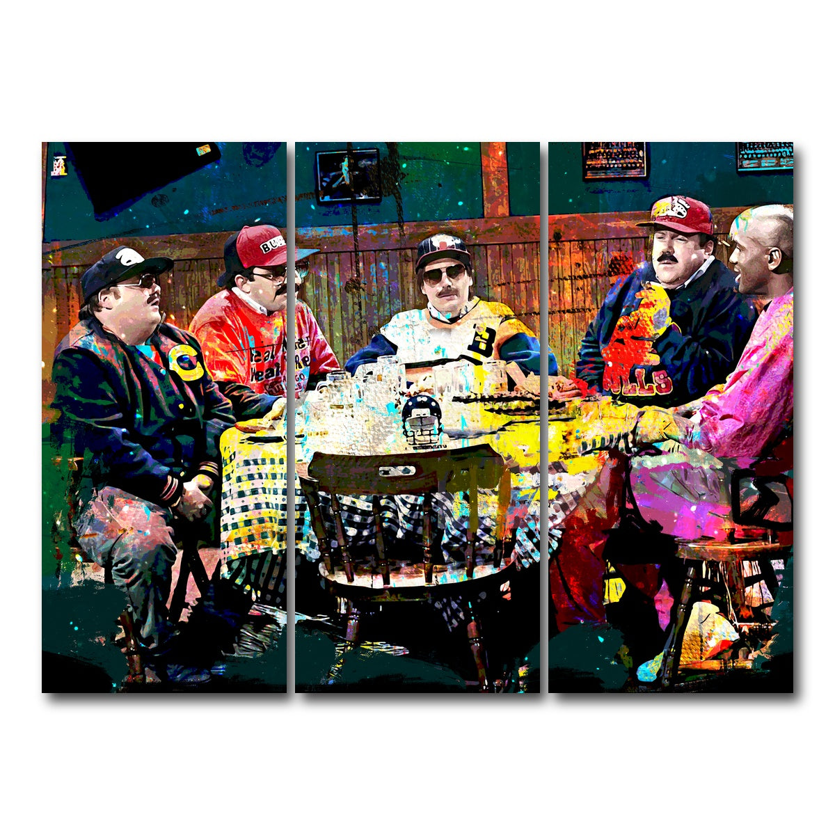 AUTO-MOCKUP WHITE | Da Bears | 3 Piece | Gallery Wrap Canvas | group=8x18