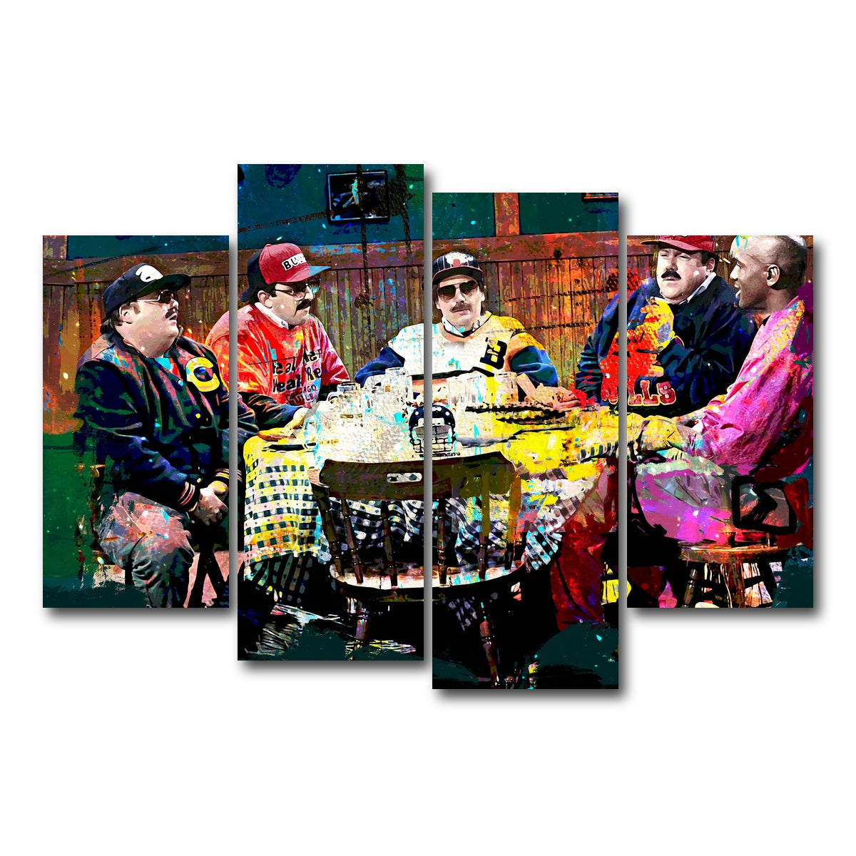 AUTO-MOCKUP WHITE | Da Bears | 4 Piece | Gallery Wrap Canvas | group=4_short