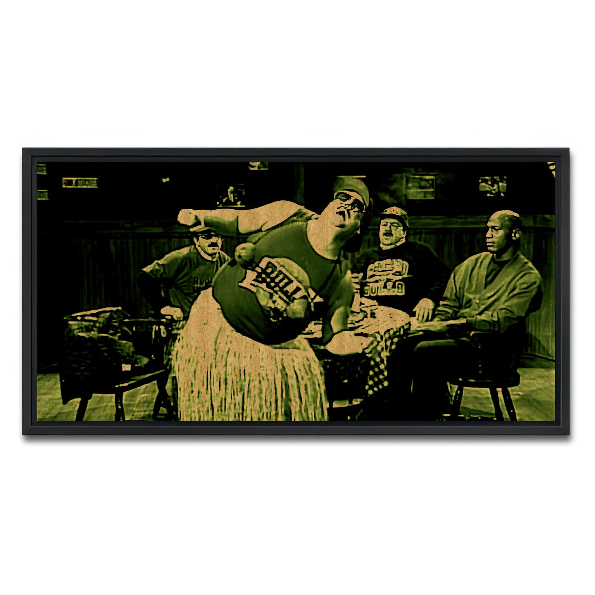 AUTO-MOCKUP WHITE | Da Bulls Sepia | 1 Piece | Black Framed Canvas | group=2x1