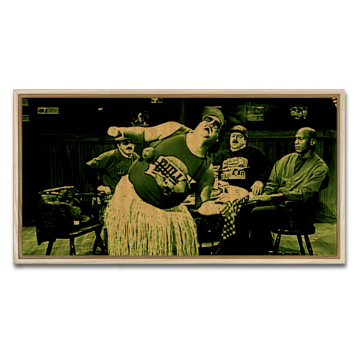 AUTO-MOCKUP WHITE | Da Bulls Sepia | 1 Piece | Natural Framed Canvas | group=2x1