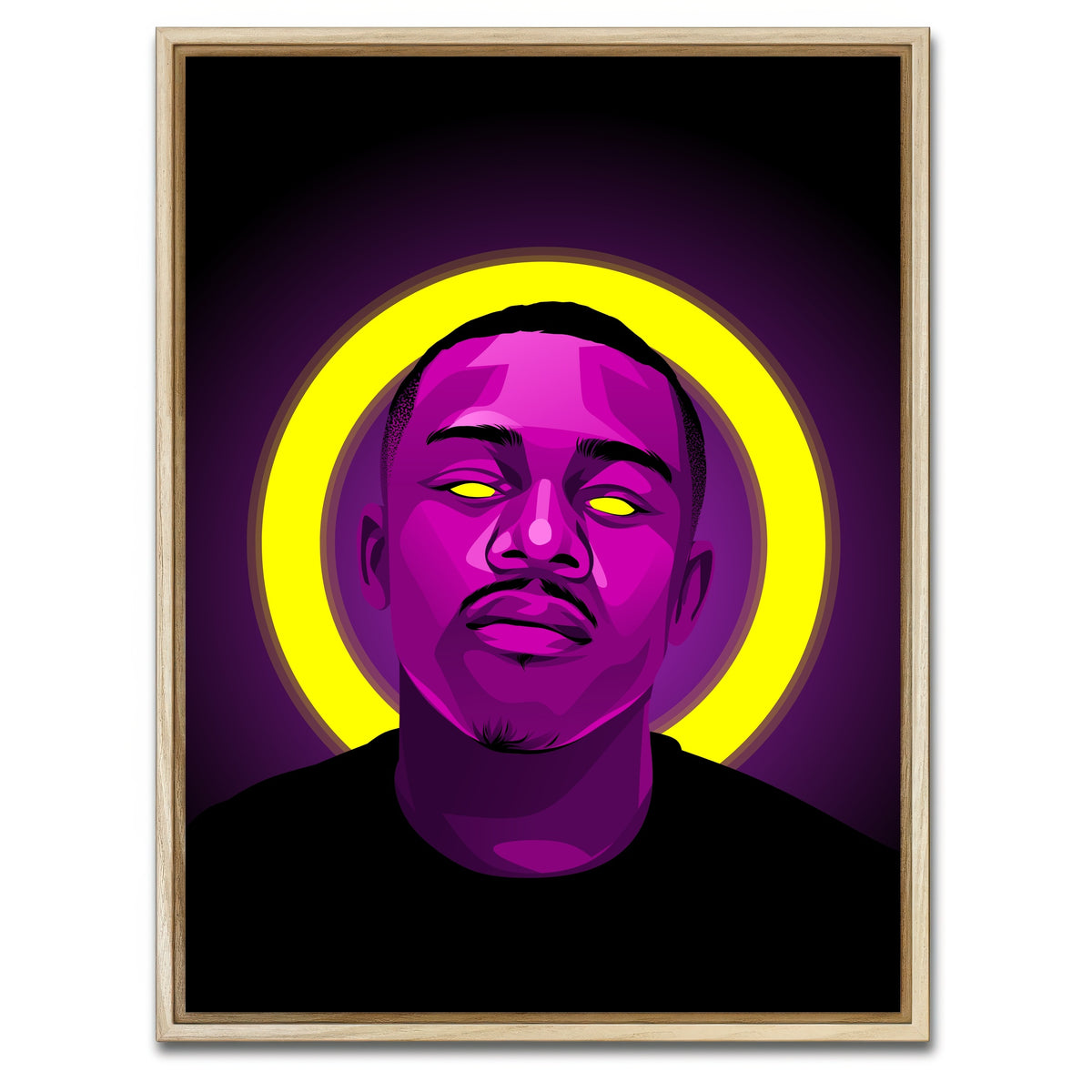 AUTO-MOCKUP WHITE | Dababy | 1 Piece | Natural Framed Canvas | group=3x4