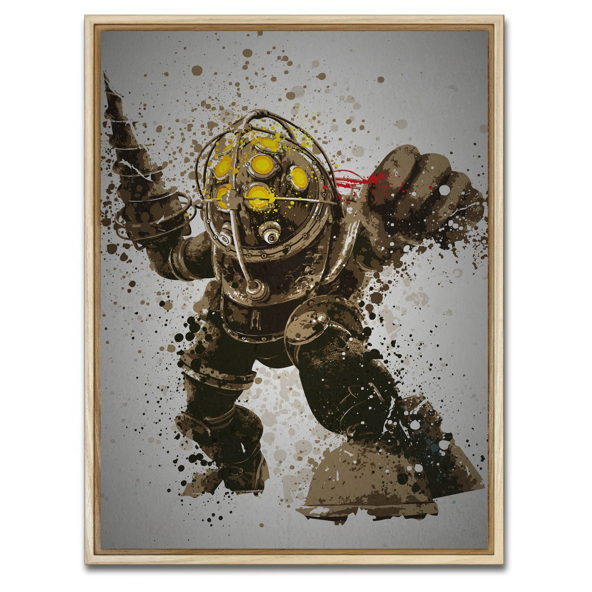 AUTO-MOCKUP WHITE | Daddy | 1 Piece | Natural Framed Canvas | group=3x4