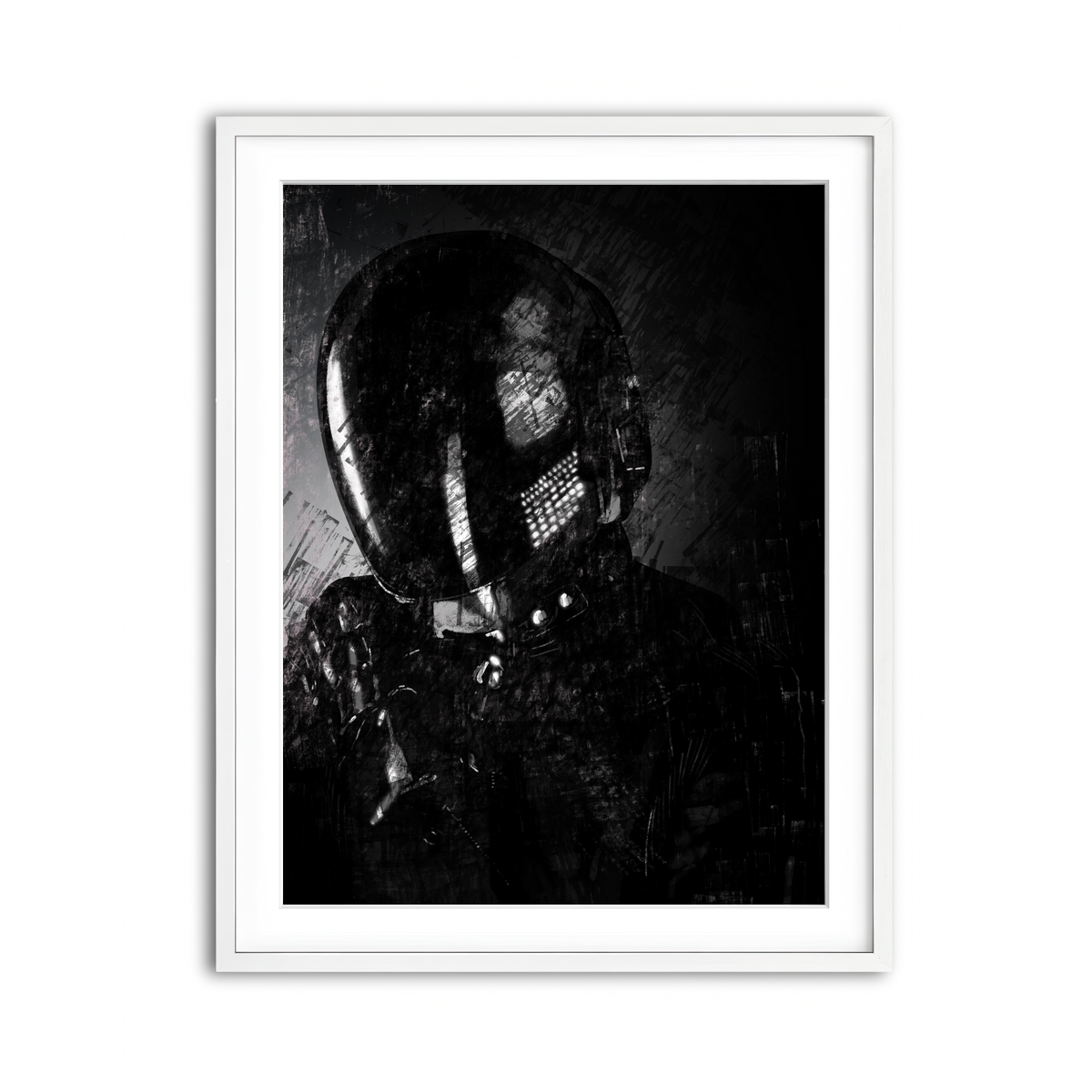 Framed Print 3x4 White