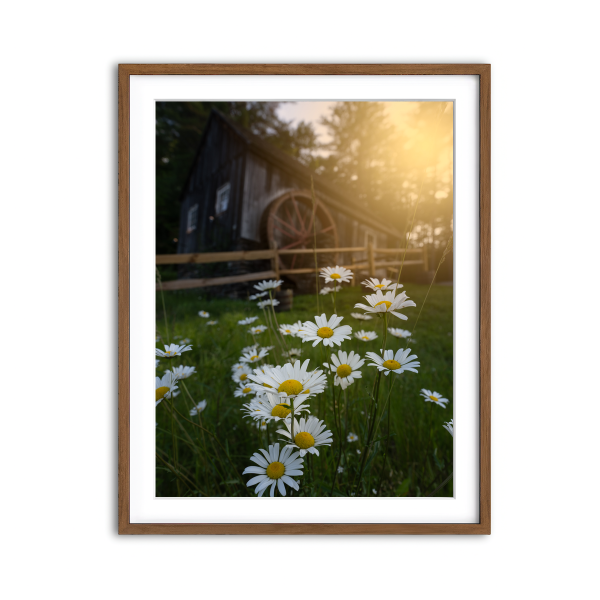 Framed Print 3x4 Walnut