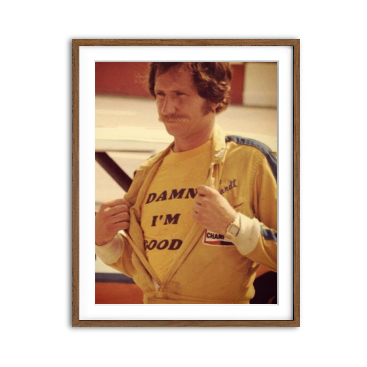 Framed Print 3x4 Walnut