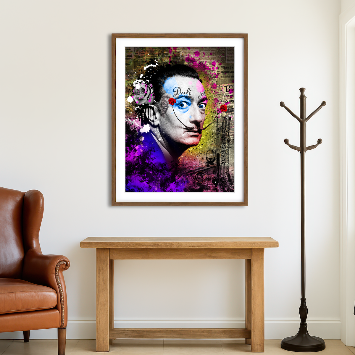 AUTO-MOCKUP ROOM | Dali WIth Tattoo Wall Art