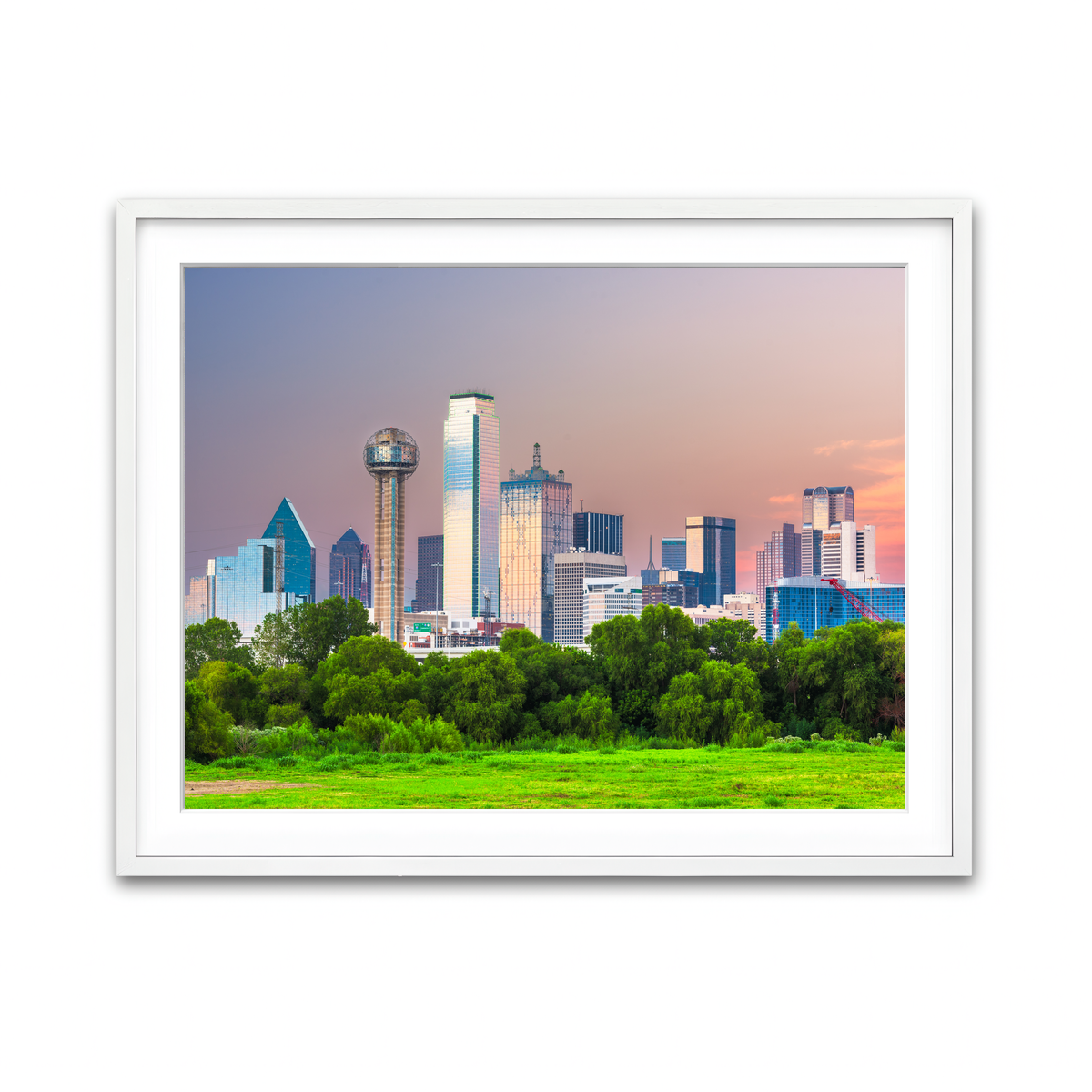 Framed Print 4x3 White