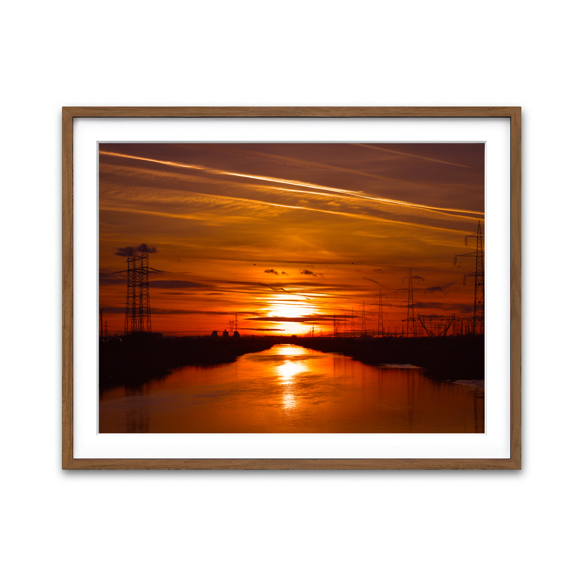 Framed Print 4x3 Walnut