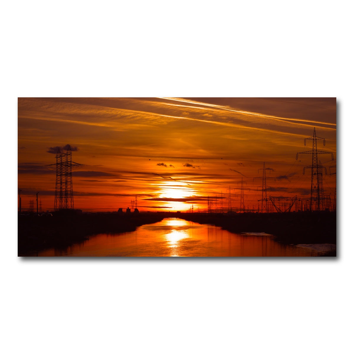 AUTO-MOCKUP WHITE | Dambovita River Romania | 1 Piece | Gallery Wrap Canvas | group=2x1