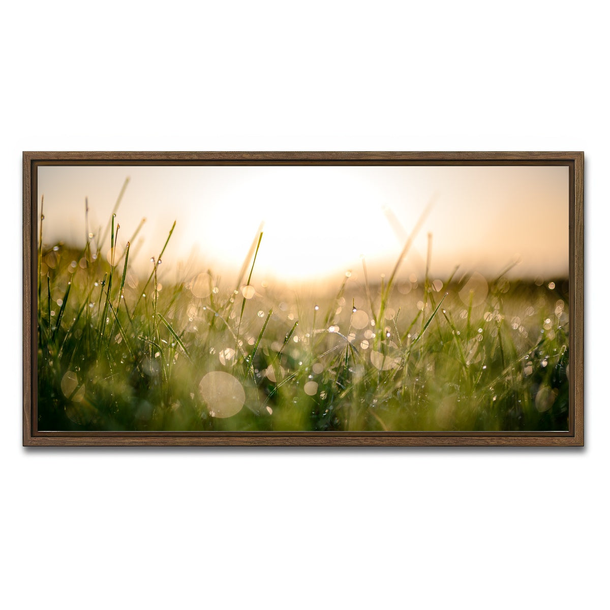 AUTO-MOCKUP WHITE | Damp Morning | 1 Piece | Walnut Framed Canvas | group=2x1