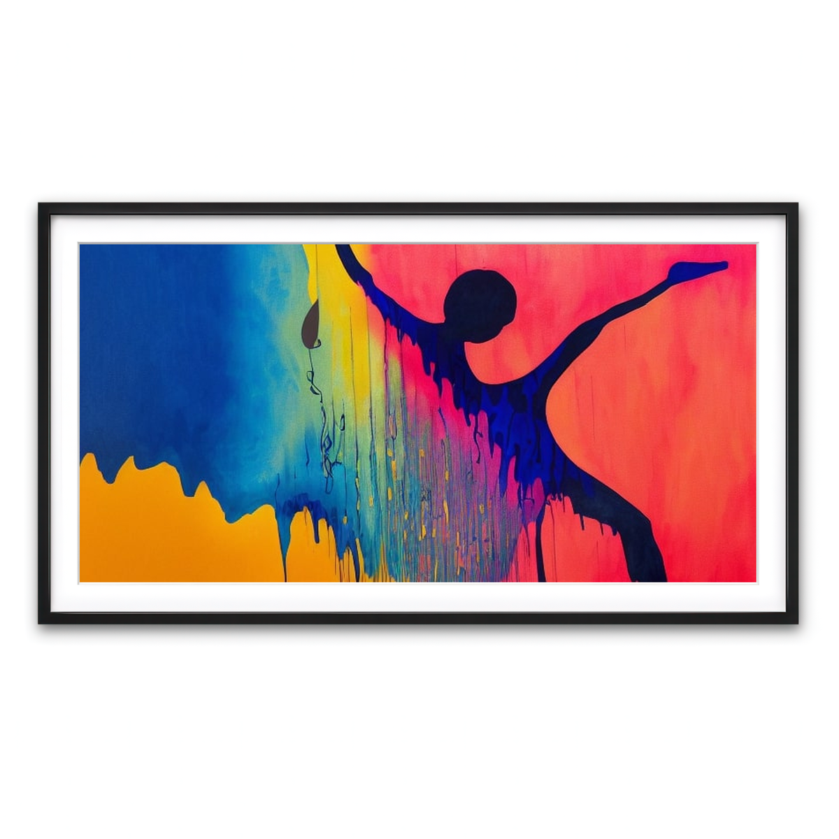 Framed Print 2x1 Black