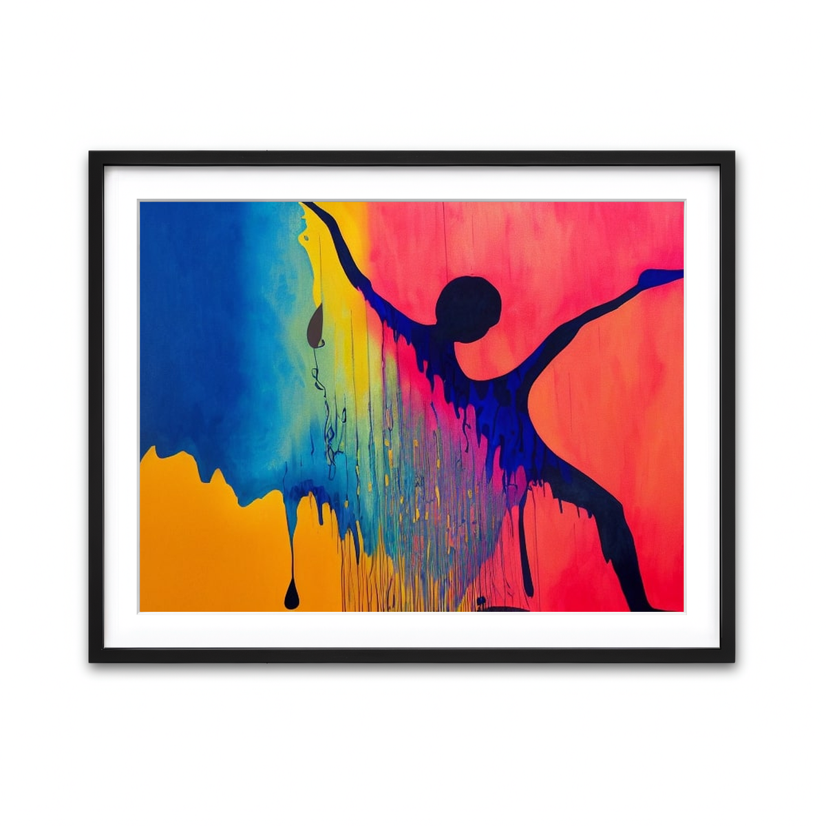 Framed Print 4x3 Black