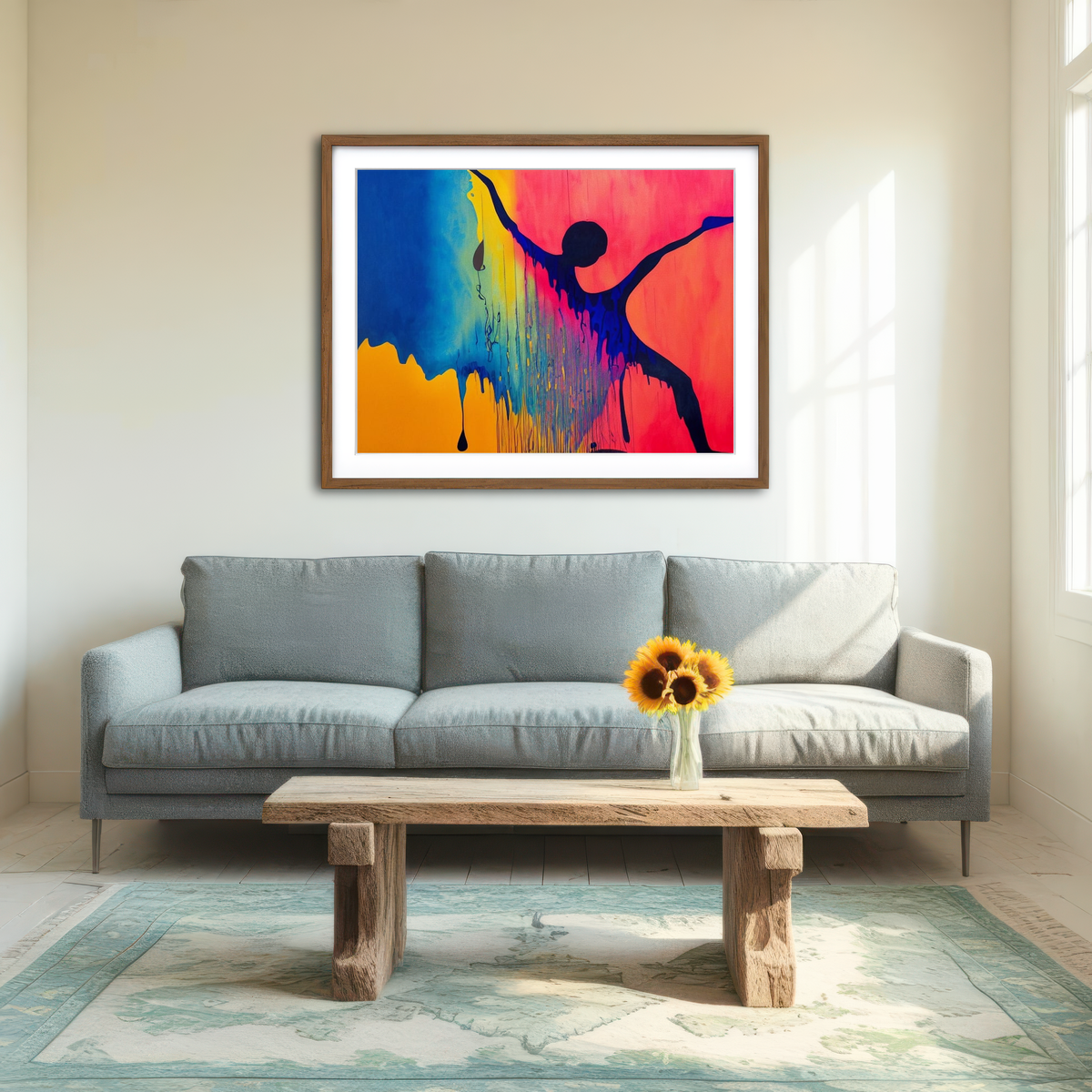 AUTO-MOCKUP ROOM | Dance Art Wall Art
