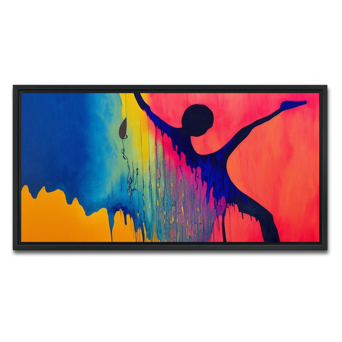 AUTO-MOCKUP WHITE | Dance Art | 1 Piece | Black Framed Canvas | group=2x1