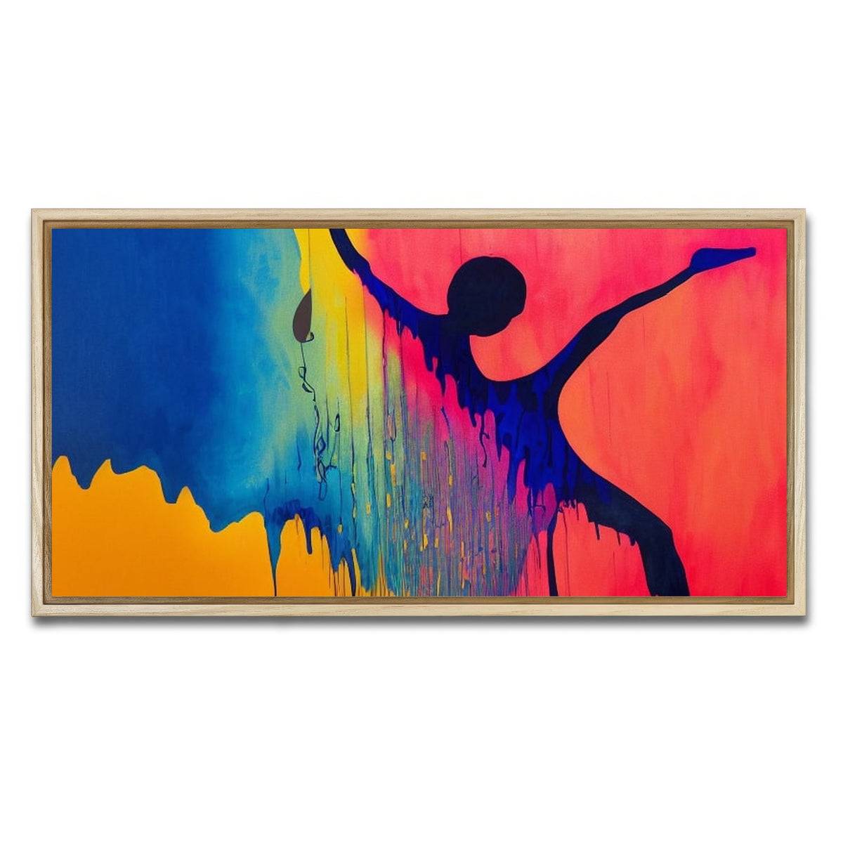 AUTO-MOCKUP WHITE | Dance Art | 1 Piece | Natural Framed Canvas | group=2x1