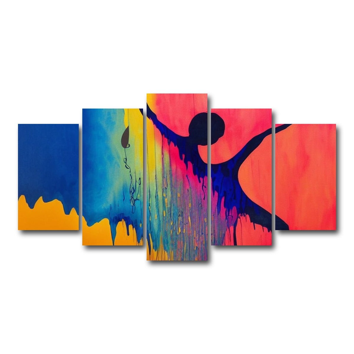 AUTO-MOCKUP WHITE | Dance Art | 5 Piece | Gallery Wrap Canvas | group=5_normal