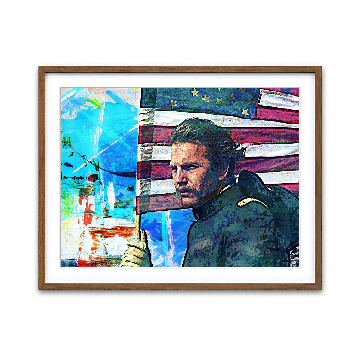 Framed Print 4x3 Walnut