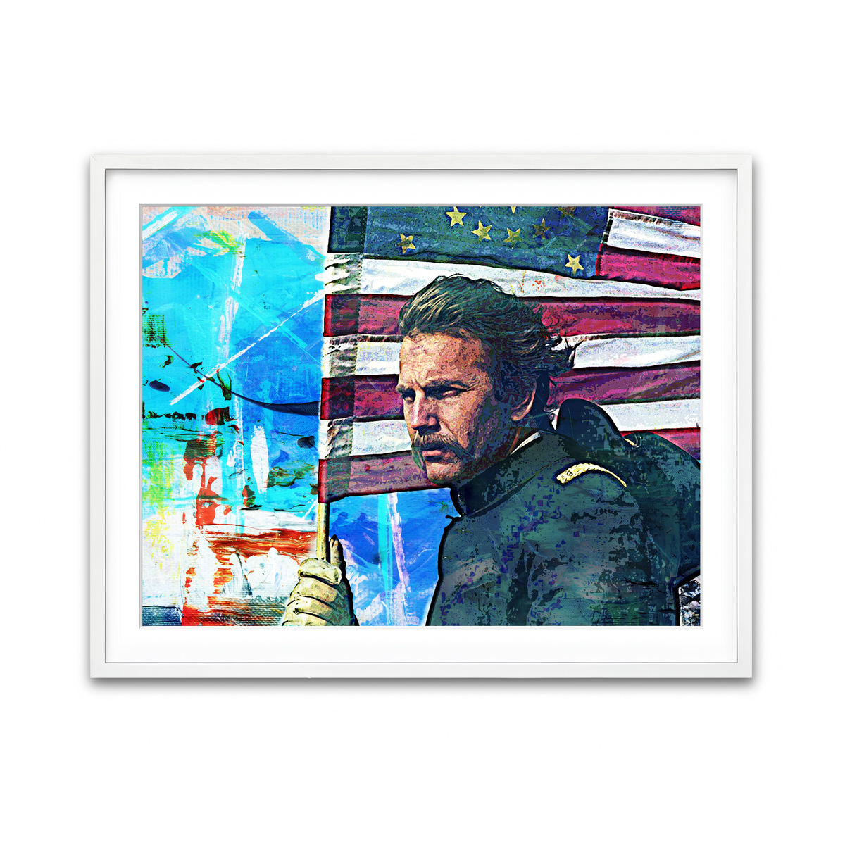 Framed Print 4x3 White