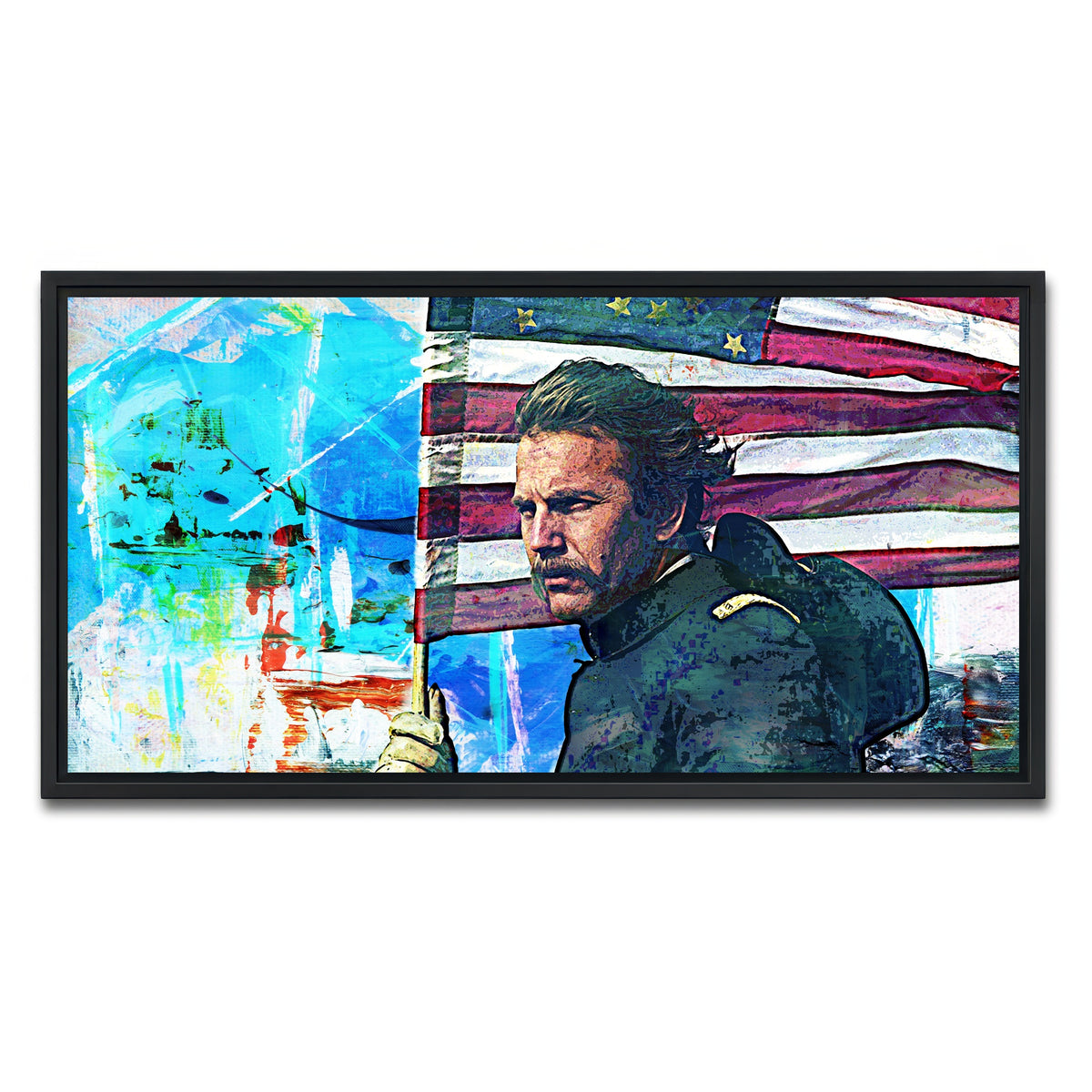 AUTO-MOCKUP WHITE | Dances With Wolves | 1 Piece | Black Framed Canvas | group=2x1