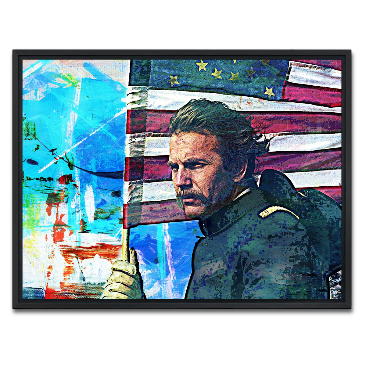 AUTO-MOCKUP WHITE | Dances With Wolves | 1 Piece | Black Framed Canvas | group=4x3
