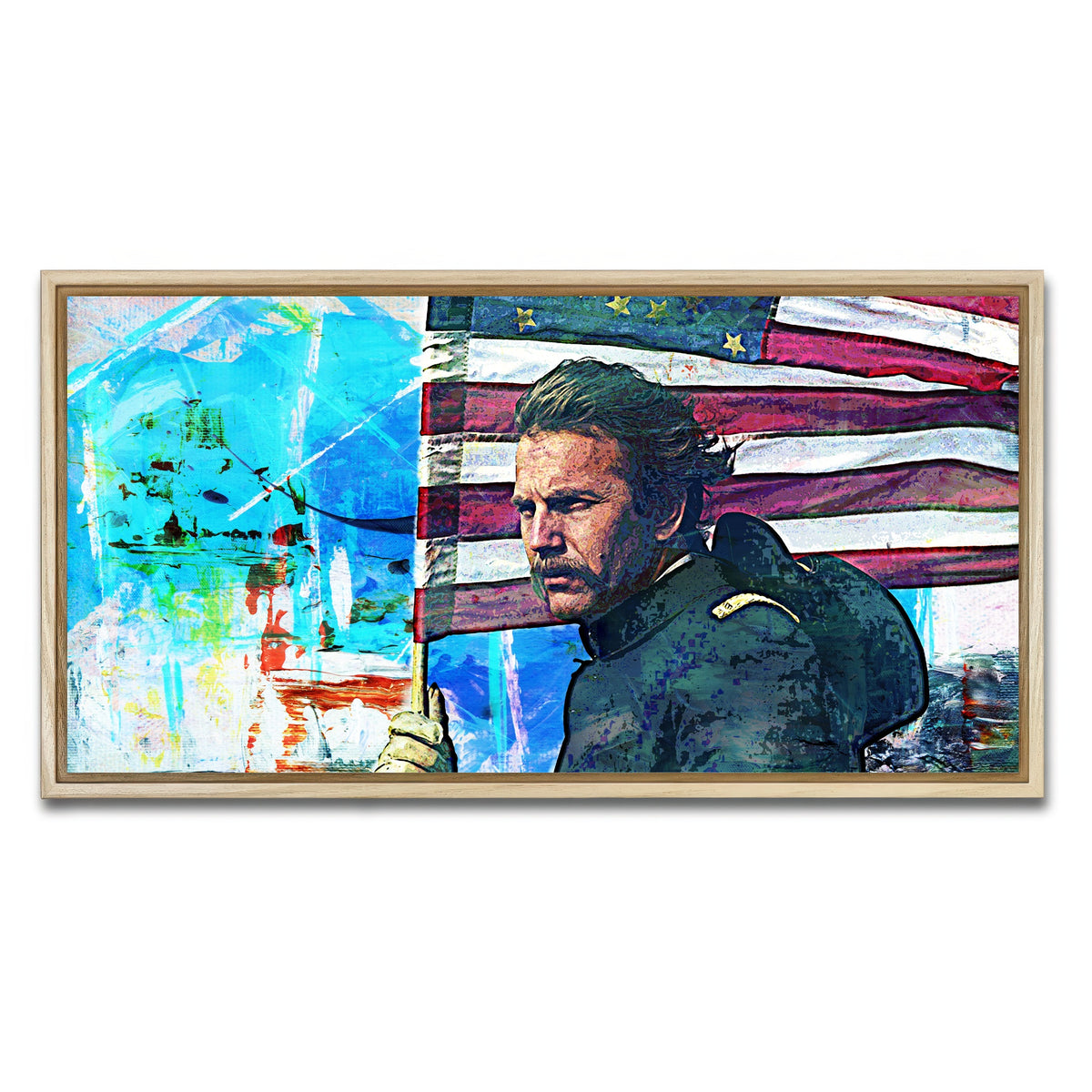 AUTO-MOCKUP WHITE | Dances With Wolves | 1 Piece | Natural Framed Canvas | group=2x1