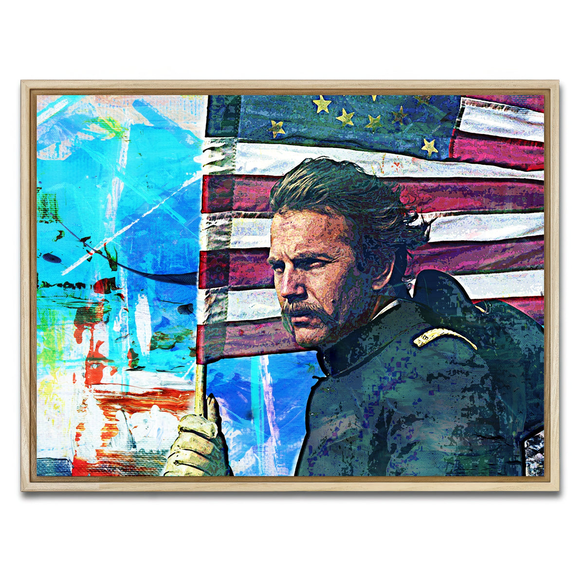 AUTO-MOCKUP WHITE | Dances With Wolves | 1 Piece | Natural Framed Canvas | group=4x3