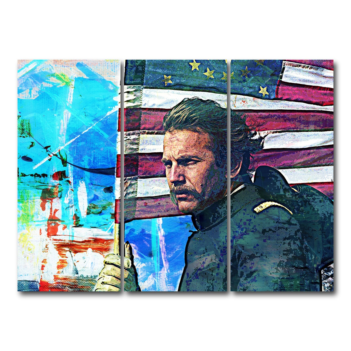 AUTO-MOCKUP WHITE | Dances With Wolves | 3 Piece | Gallery Wrap Canvas | group=8x18