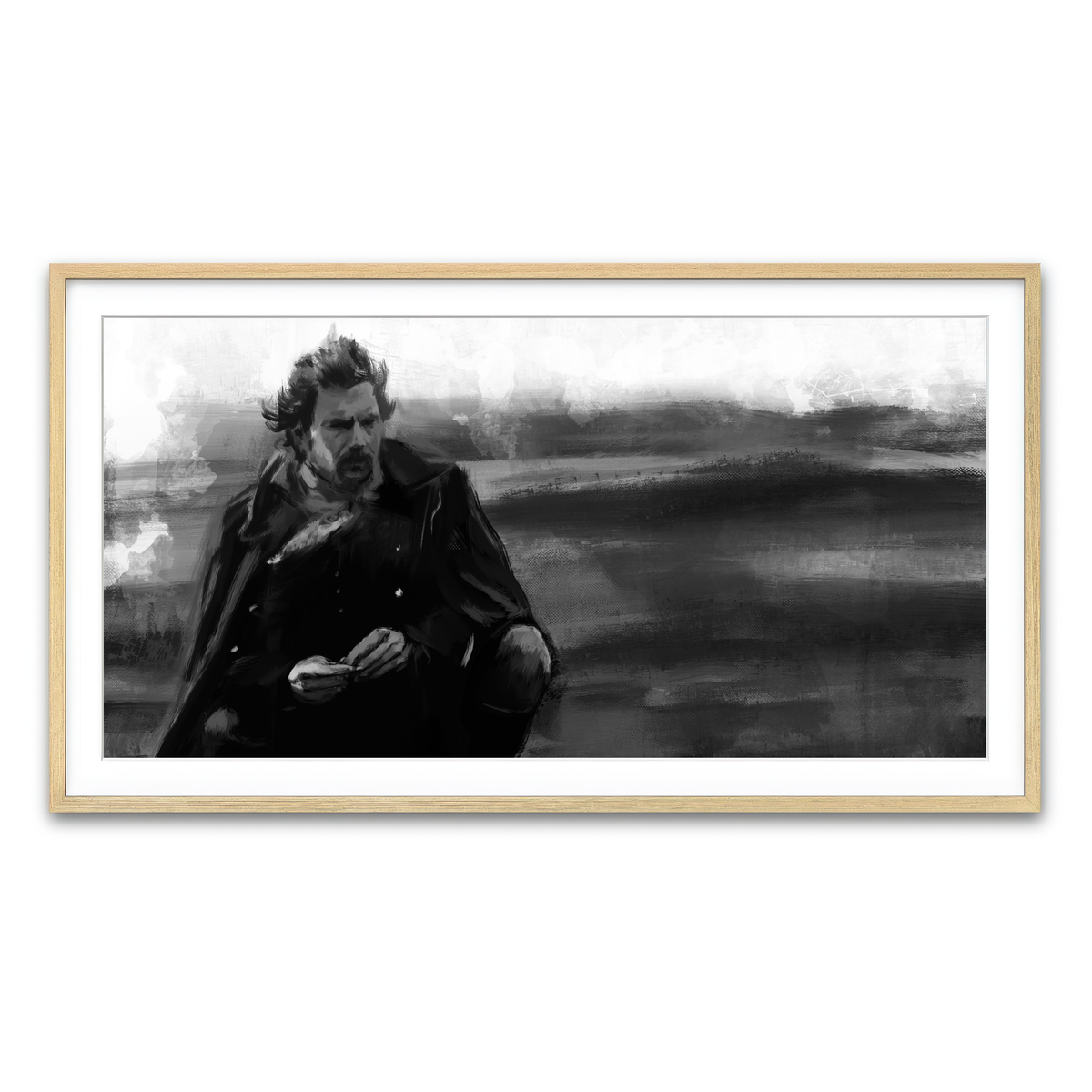Framed Print 2x1 Natural