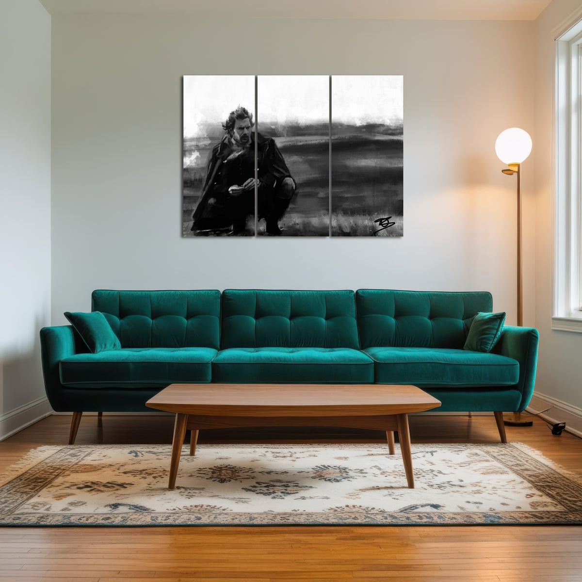AUTO-MOCKUP ROOM | Dances with Wolves Grayscale