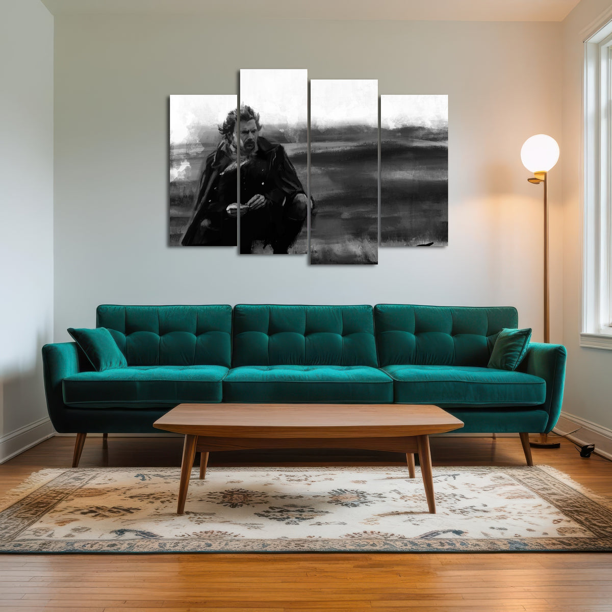 AUTO-MOCKUP ROOM | Dances with Wolves Grayscale