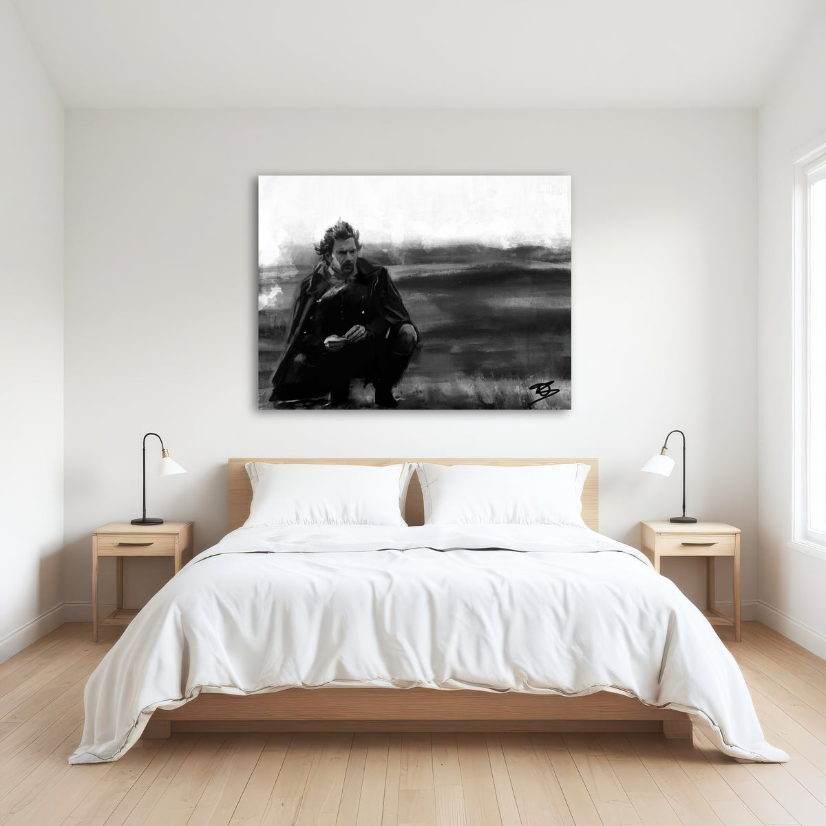 AUTO-MOCKUP ROOM | Dances with Wolves Grayscale