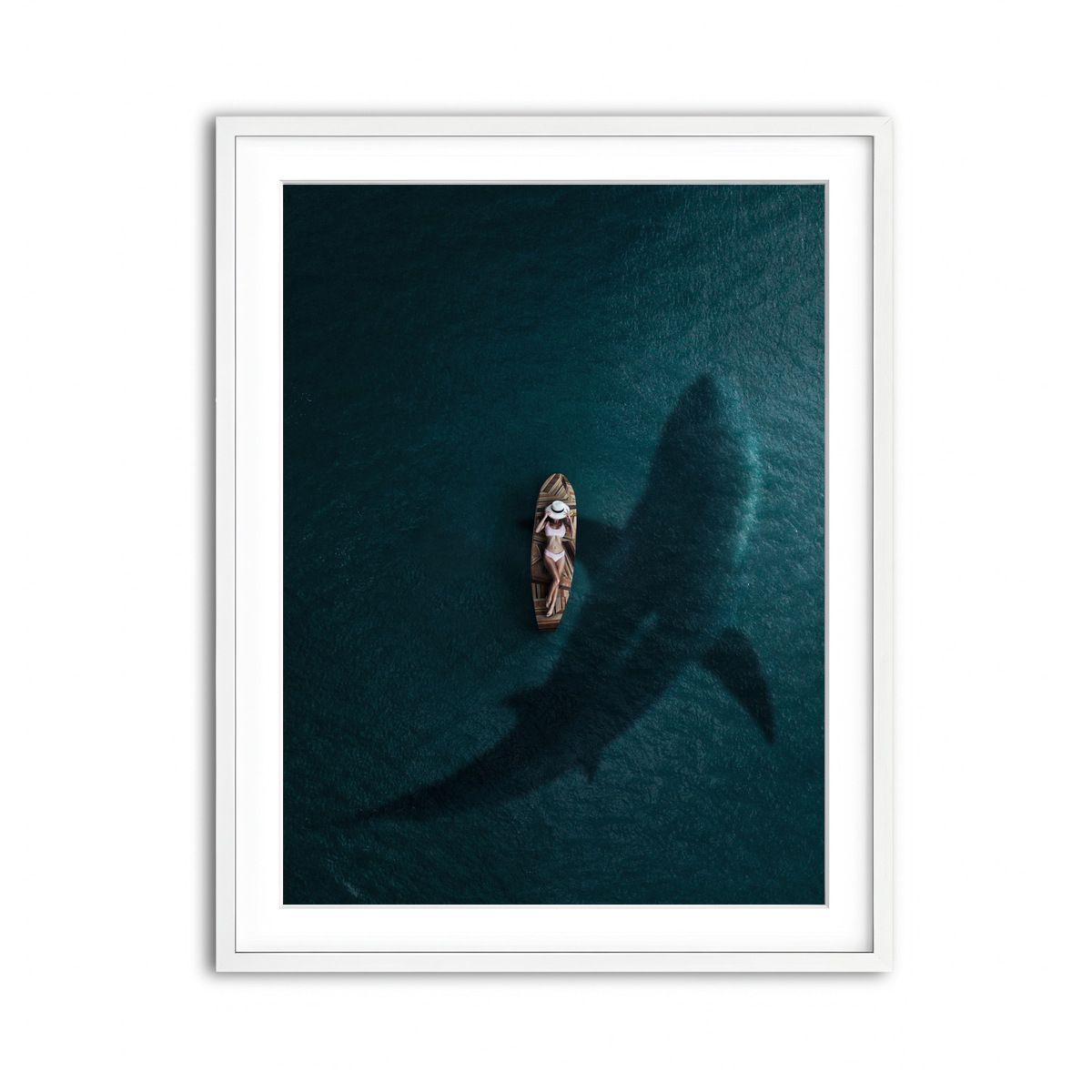 Framed Print 3x4 White