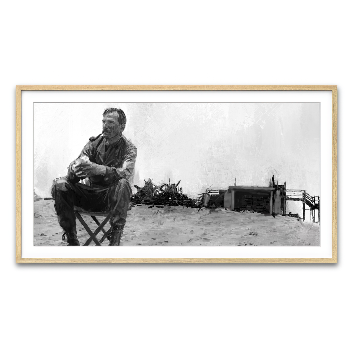 Framed Print 2x1 Natural