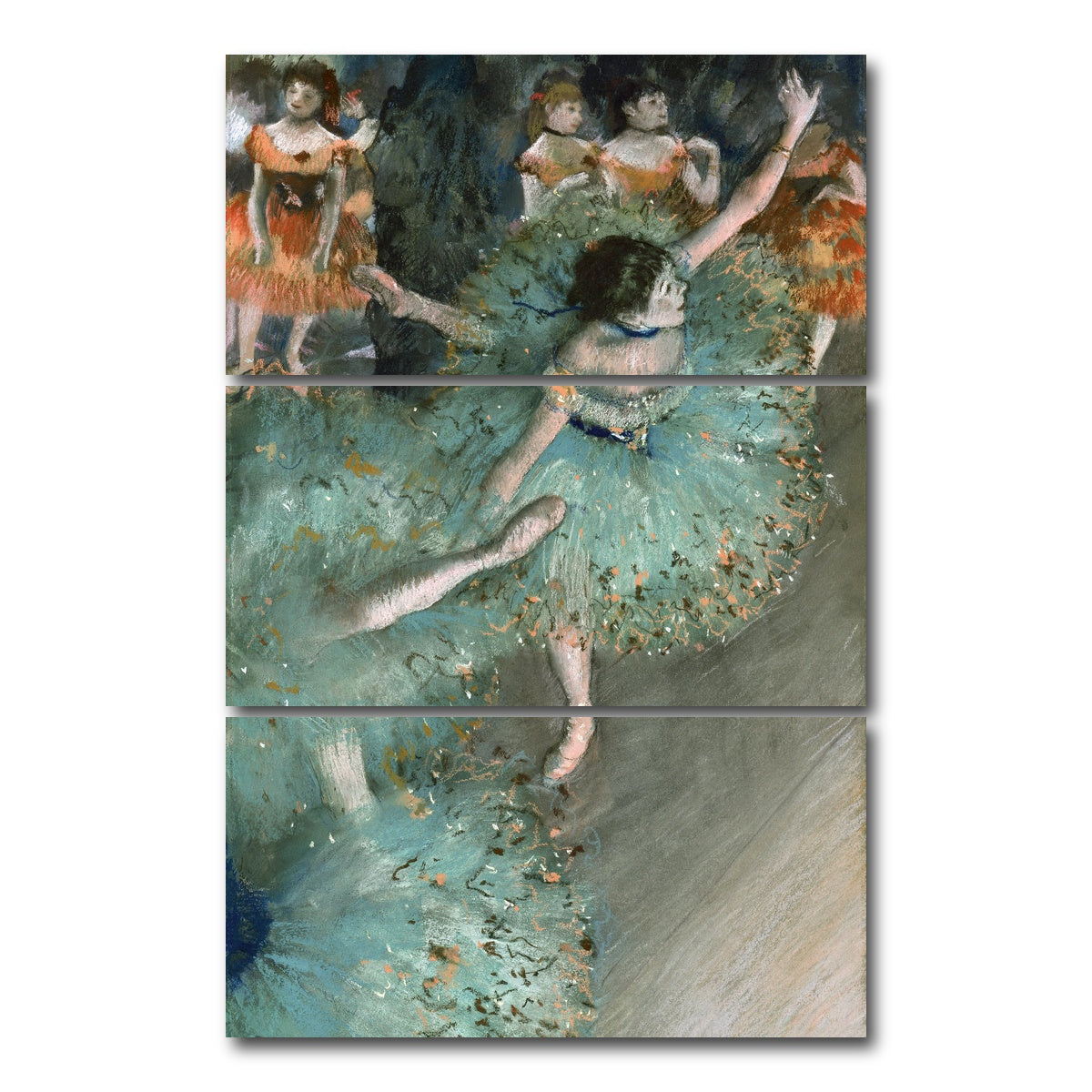 AUTO-MOCKUP WHITE | Danseuse basculant | 3 Piece | Gallery Wrap Canvas | group=12x24_stacked