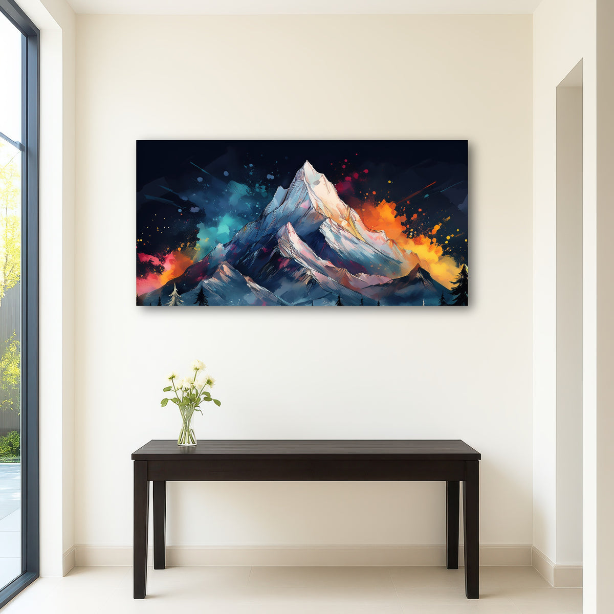 AUTO-MOCKUP ROOM | Dark Colored Mountain