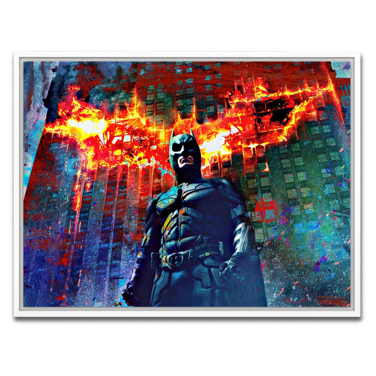 AUTO-MOCKUP WHITE | Dark Knight | 1 Piece | White Framed Canvas | group=4x3
