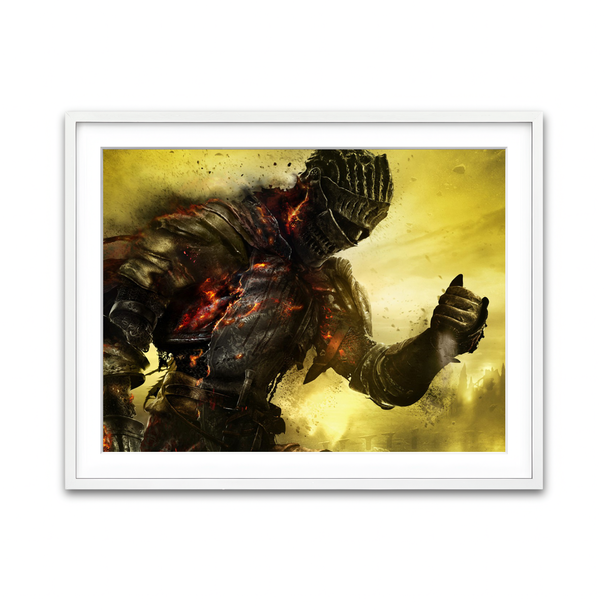 Framed Print 4x3 White