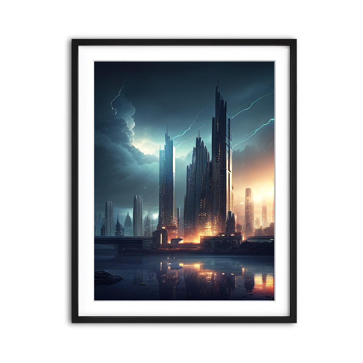 Framed Print 3x4 Black