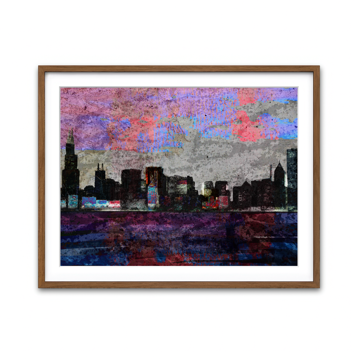 Framed Print 4x3 Walnut