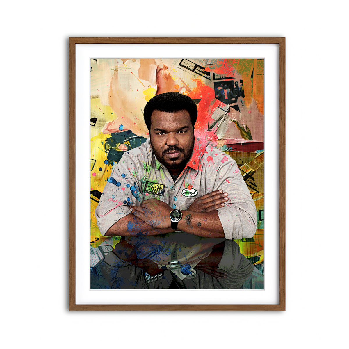 Framed Print 3x4 Walnut