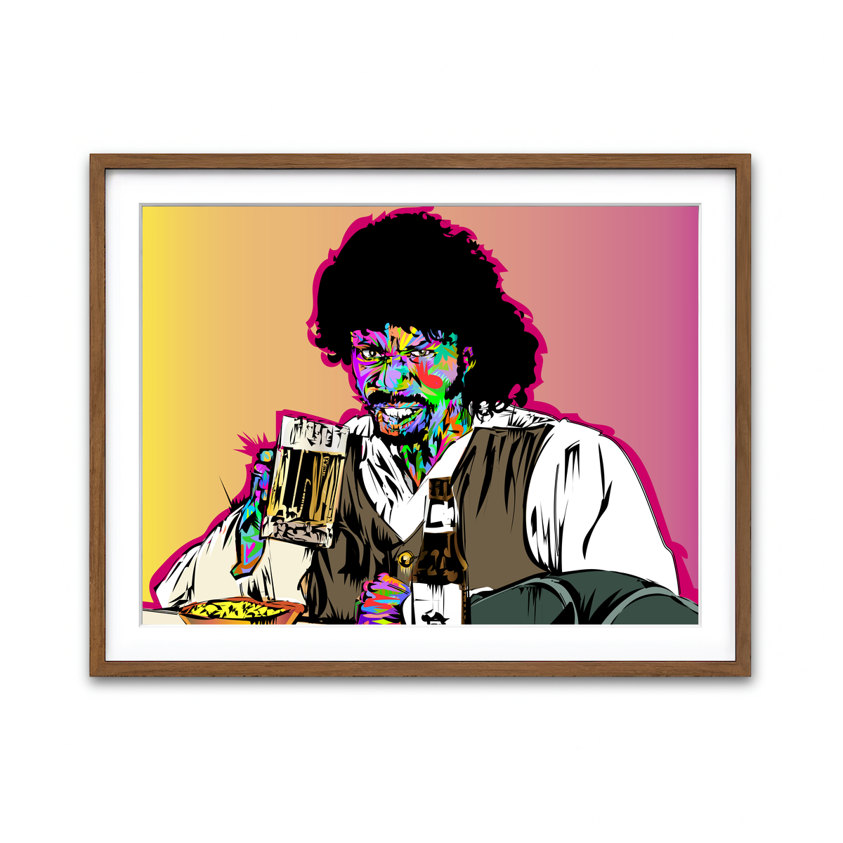 Framed Print 4x3 Walnut