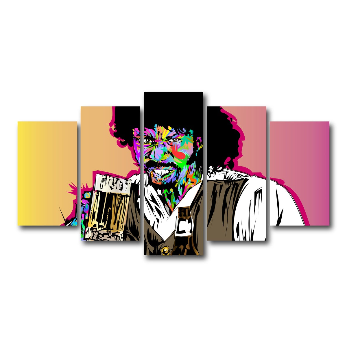 AUTO-MOCKUP WHITE | Dave Chappelle Snl | 5 Piece | Gallery Wrap Canvas | group=5_normal