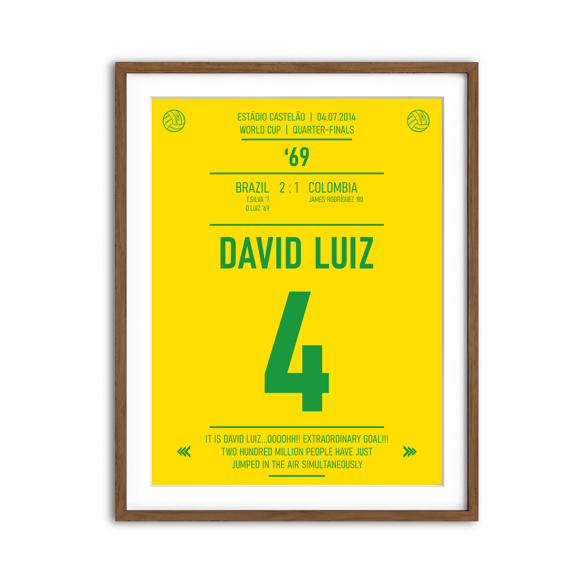 Framed Print 3x4 Walnut