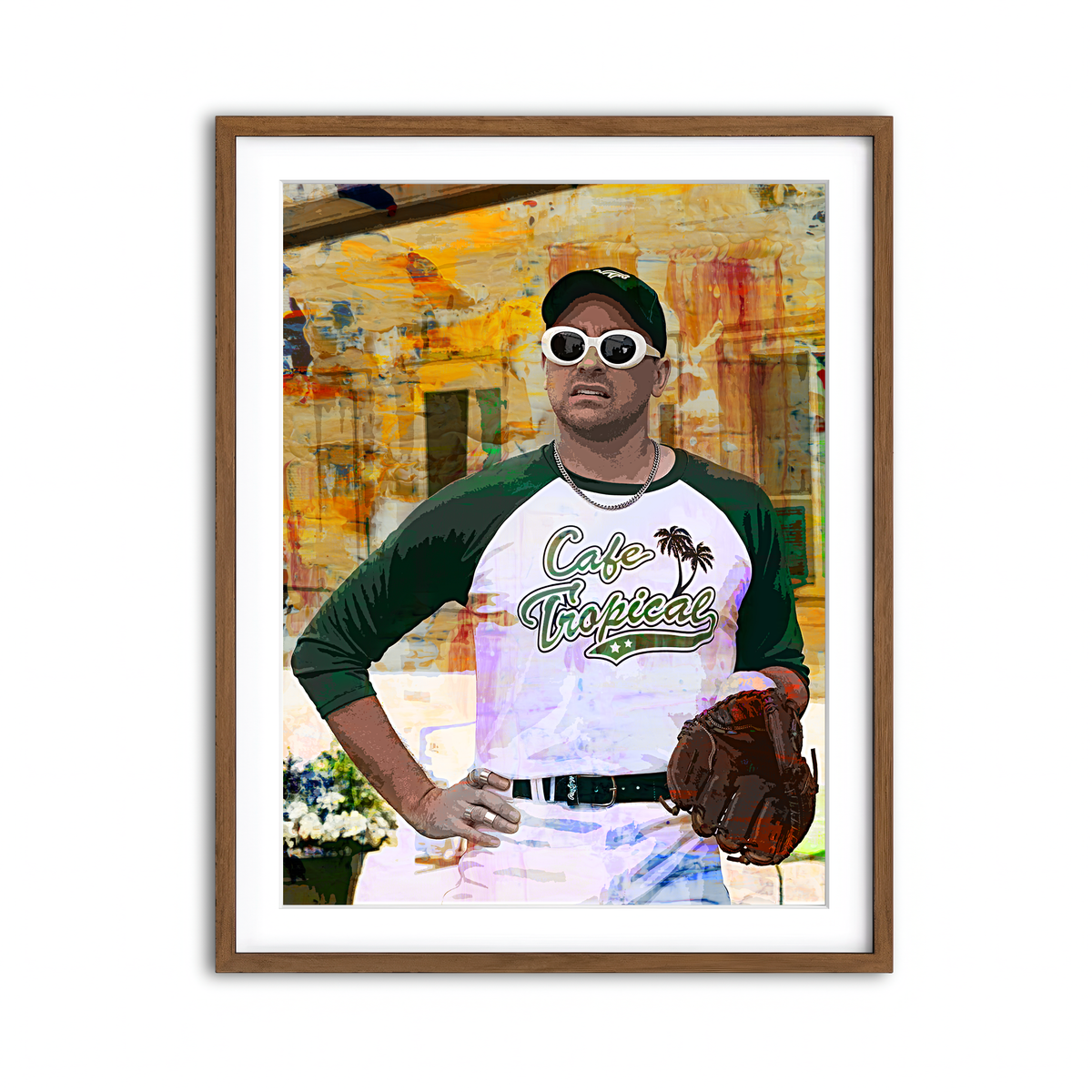 Framed Print 3x4 Walnut