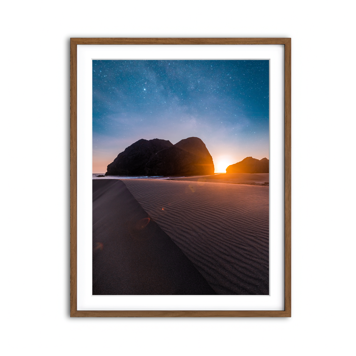 Framed Print 3x4 Walnut