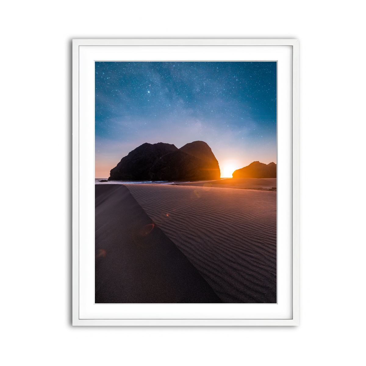 Framed Print 3x4 White